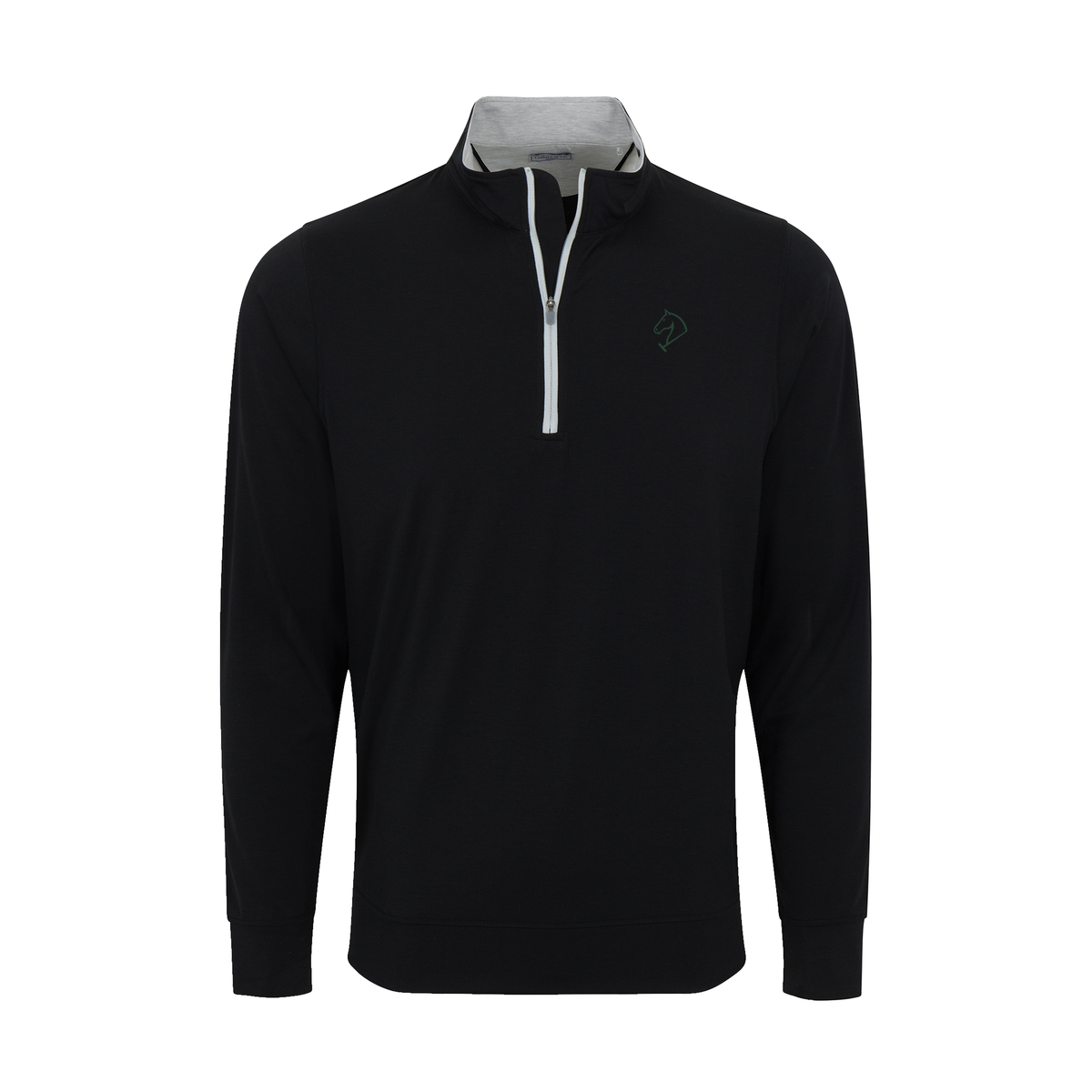 Greenwich Sound Polo DriRelease® Performance Pullover Black with Light Grey Trim