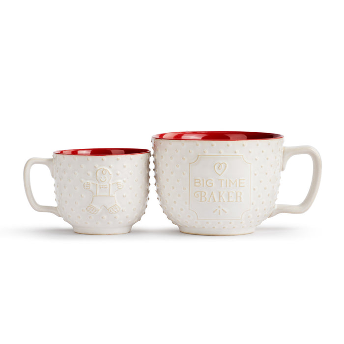 Baker Big and Little Mugs - S/2