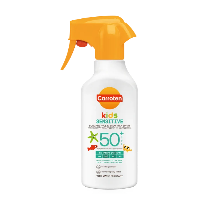 Carroten - Kids Sensitive Milk Trigger SPF 50+ - 270 ml