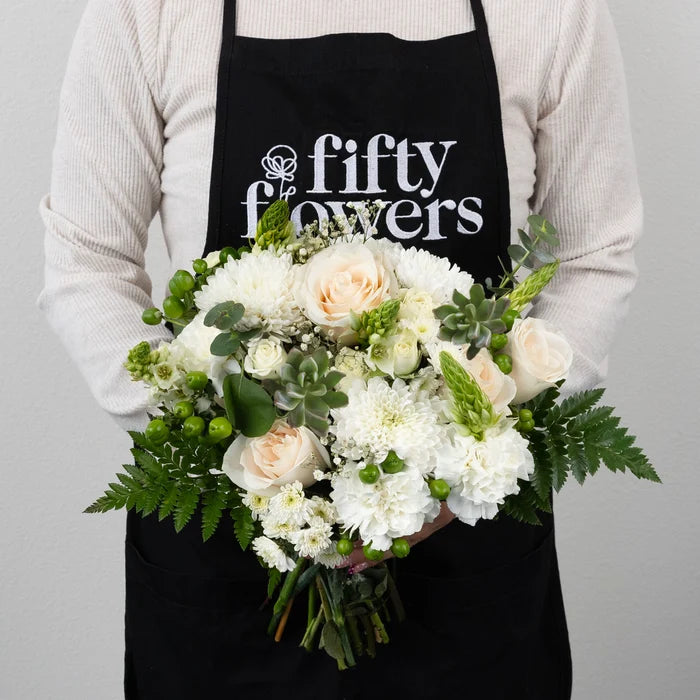 Earth And Ivory Diy Flower Kit Apron - Image