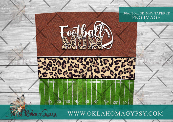 Football Mom Digital File Wraps