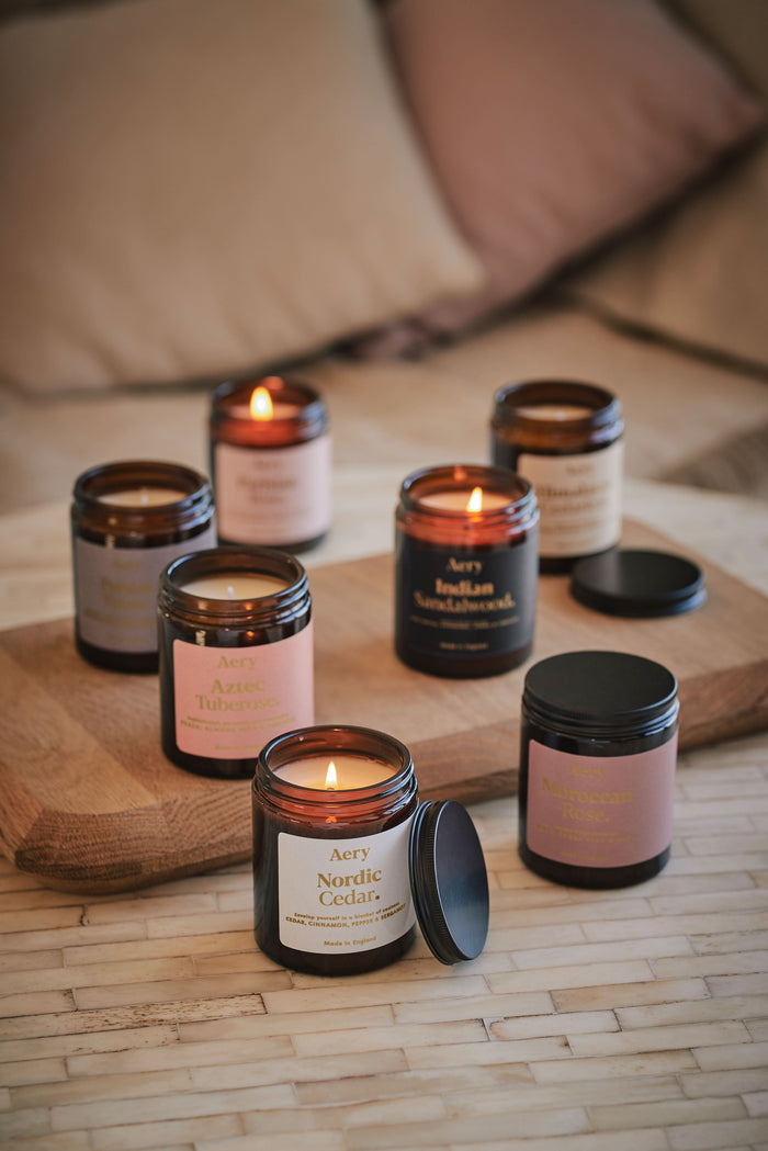 Himalayan Cedarleaf Scented Jar Candle - Cedar Patchouli and Lemon