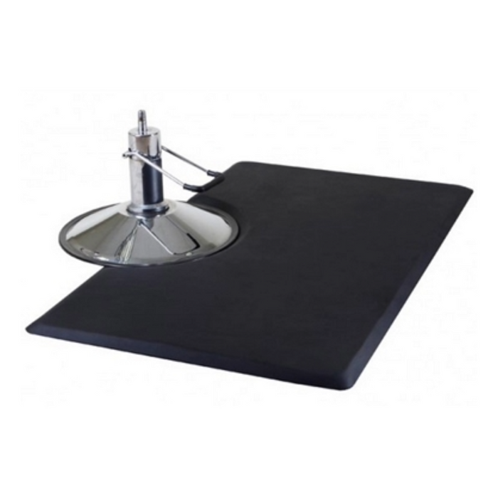 Rectangular 1/2" Thick Anti Fatigue Beauty Salon Floor Mat (Round Cutout)