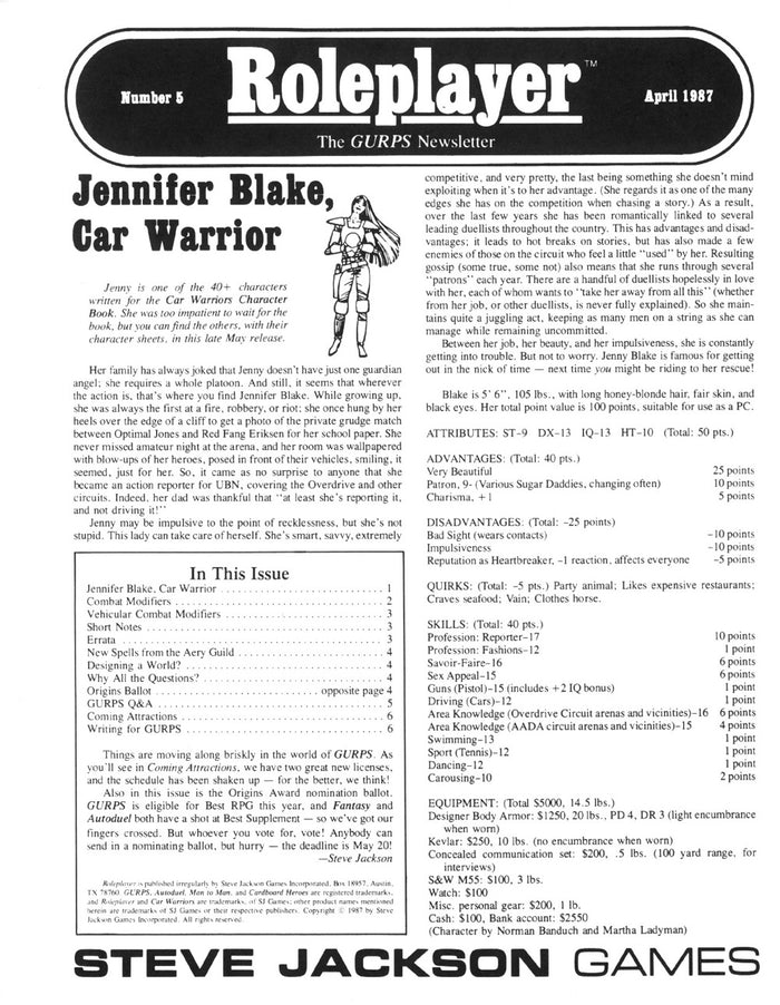 Roleplayer #05
