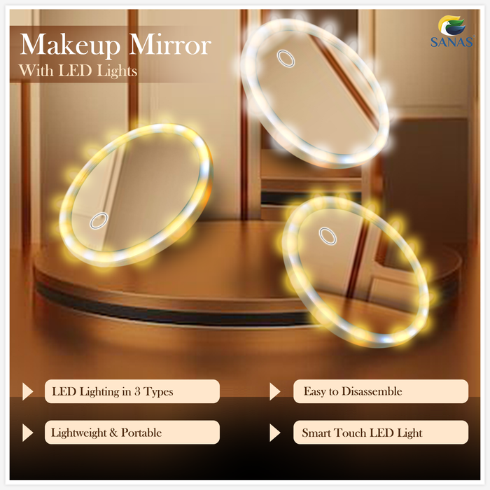 mirror for makeup and skincare