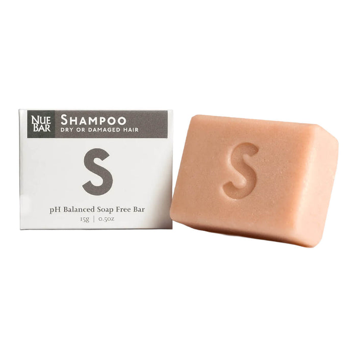 15g NueBar Shampoo Bar for Curly or Dry Hair, vegan solid shampoo bar.