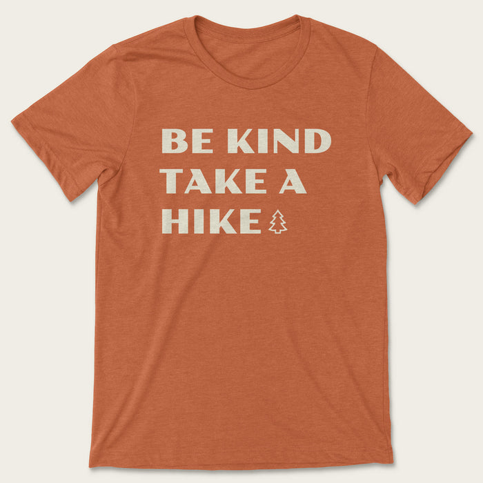 Take A Hike Tee - Heather Autumn