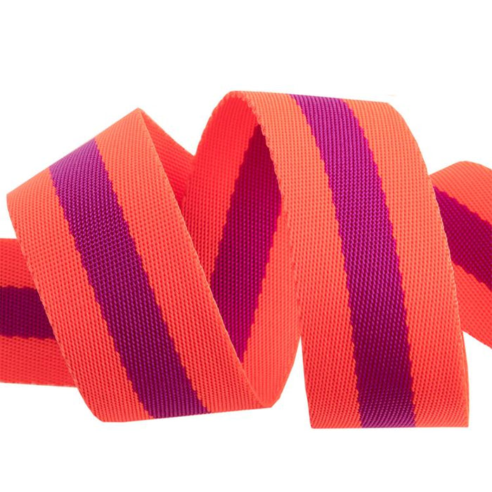 Watermelon/Plum Webbing 1.5"