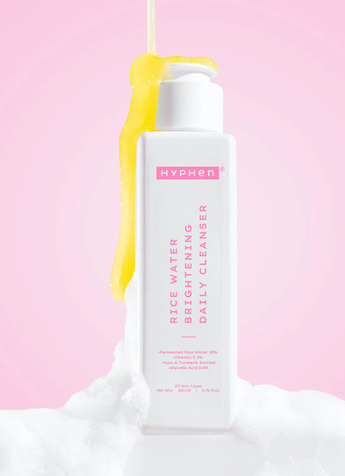 10% FERMENTED RICE WATER CLEANSER - 1% VIT C & 0.5% GLYCOLIC ACID