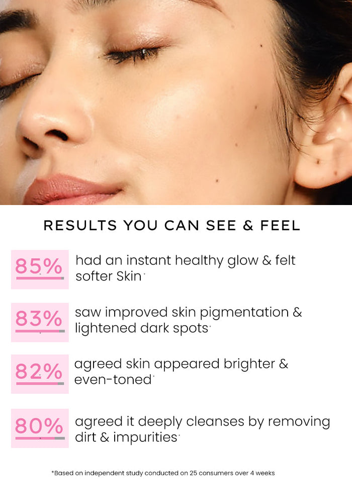 10% FERMENTED RICE WATER CLEANSER - 1% VIT C & 0.5% GLYCOLIC ACID
