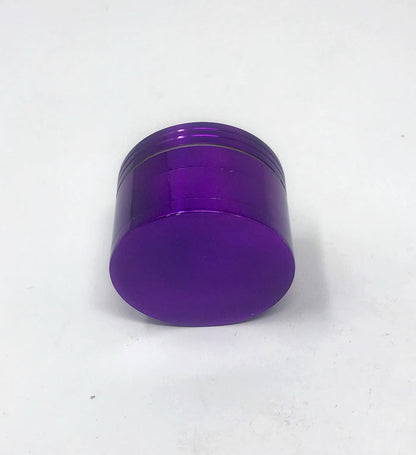 2'' Spice Herb Grinder with Pollen Catcher Metal 4 Part Grinder - Purple