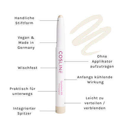 COSLINE Eyeshadow Champagner 305 Vorteile