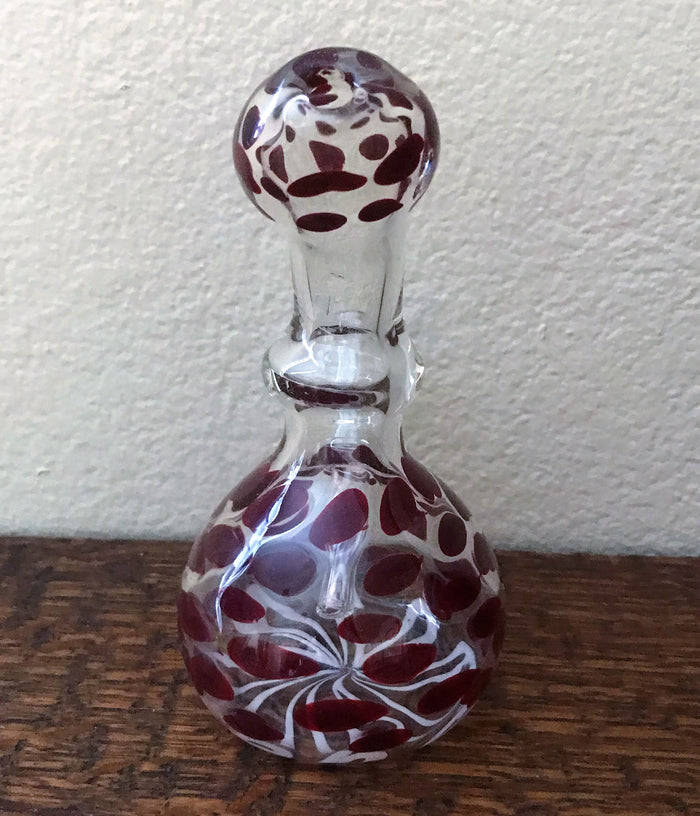 5" Mini Glass Bong Pipe w/14mm Herb Bowl - Perfect Peace