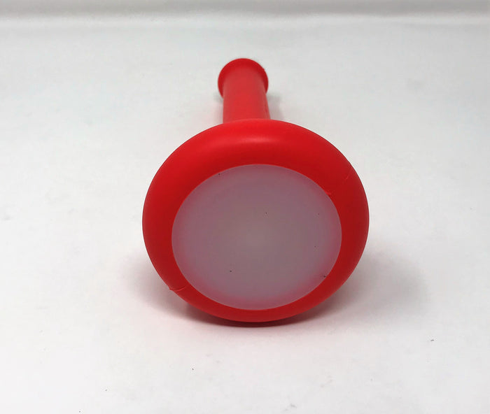 7.5" Silicone Detachable Beaker Unbreakable Bong - Red 14mm Bowl