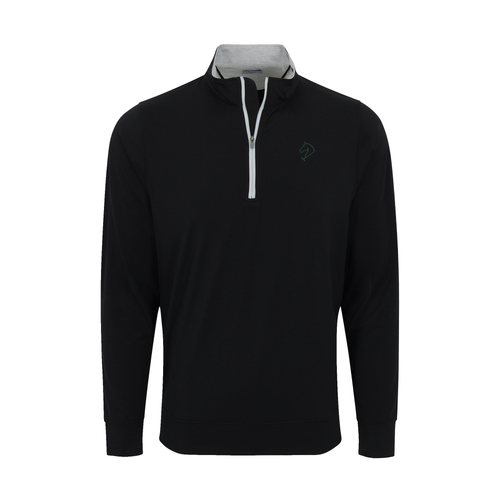 Greenwich Sound Polo DriRelease® Performance Pullover Black with Light Grey Trim