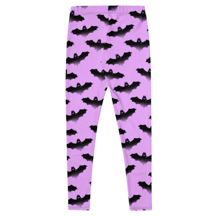 Aensland alternative leggings in pink with bats and crescent moons