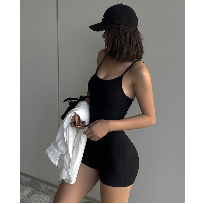All-matching Summer Waist Bag Slim Fit Sweet And Spicy Niche One-piece Shorts