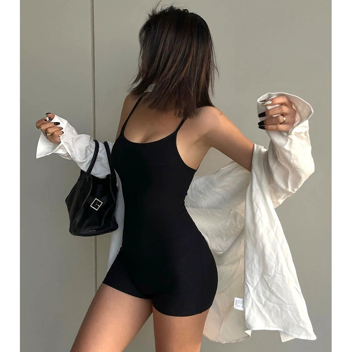 All-matching Summer Waist Bag Slim Fit Sweet And Spicy Niche One-piece Shorts