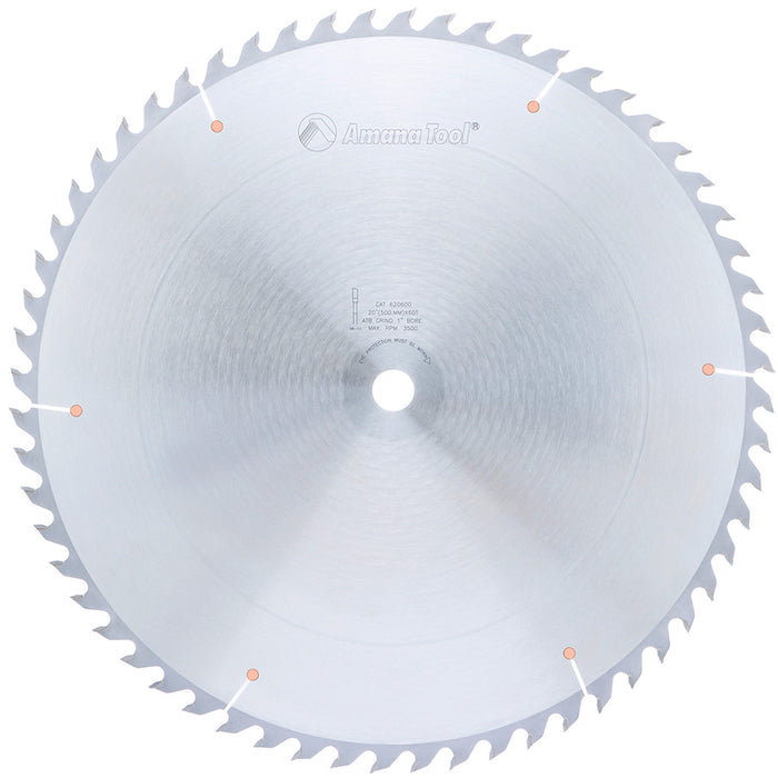 620600 - 20 Inch Dia x 60T ATB, 15 Deg, 1 Inch Bore