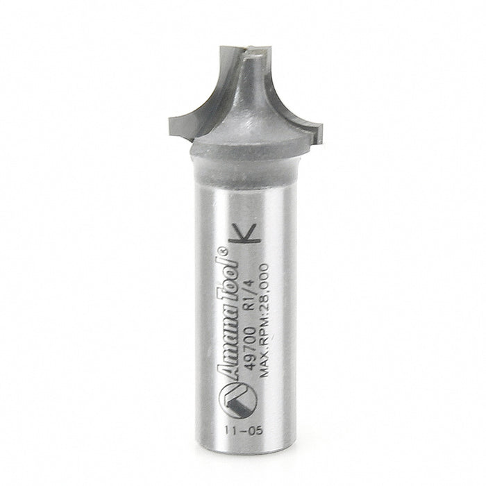 #option_49700 - Plunging Round Over 1/4 Radius x 3/4 Dia x 1/2 x 1/2 Inch Shank