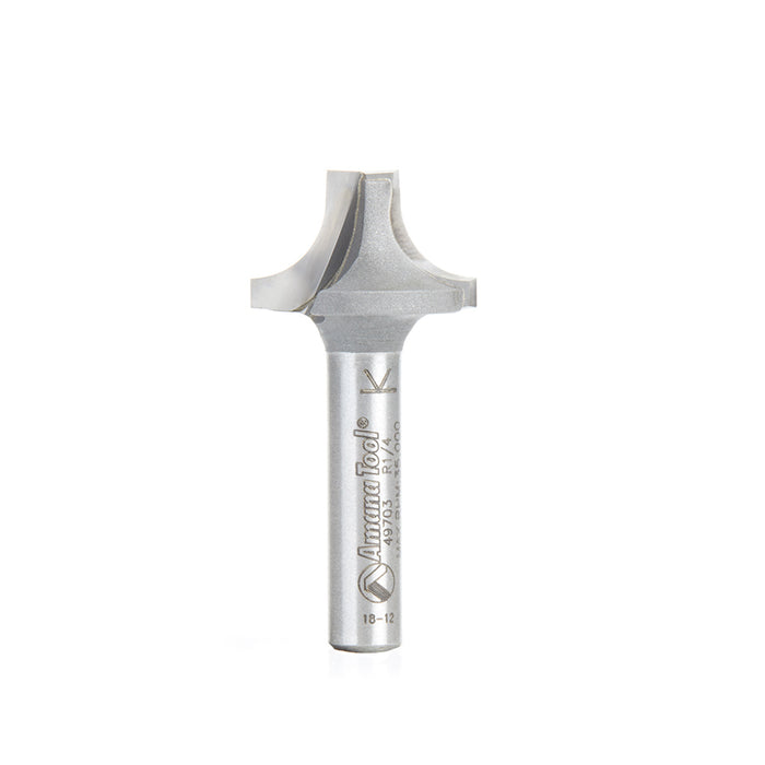#option_49703 - Plunging Round Over 1/4 Radius x 3/4 Dia x 31/64 x 1/4 Inch Shank