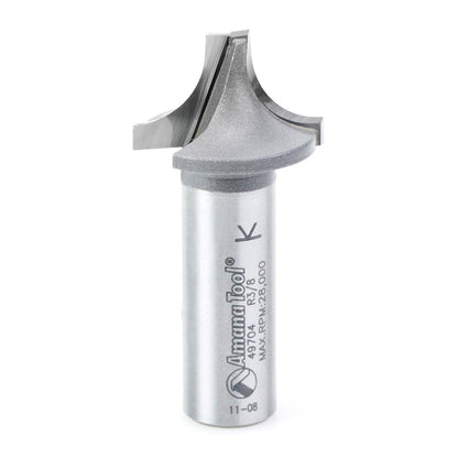 #option_49704 - Plunging Round Over 3/8 Radius x 1 Inch Dia x 5/8 x 1/2 Shank