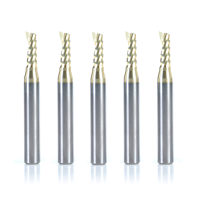51408-Z-5 5-Pack - 3/16 Dia x 1/2 x 1/4 Shank Up-Cut