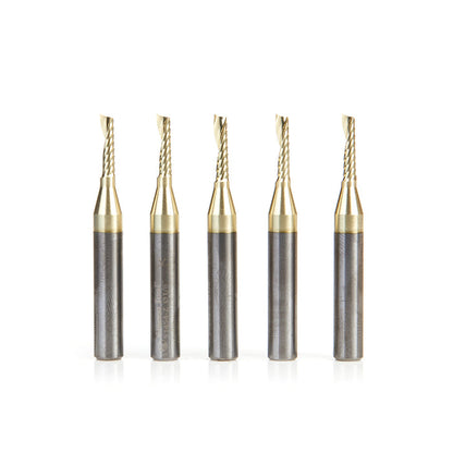 51454-Z-5 5-Pack - 1/8 Dia x 1/2 x 1/4 Shank Up-Cut
