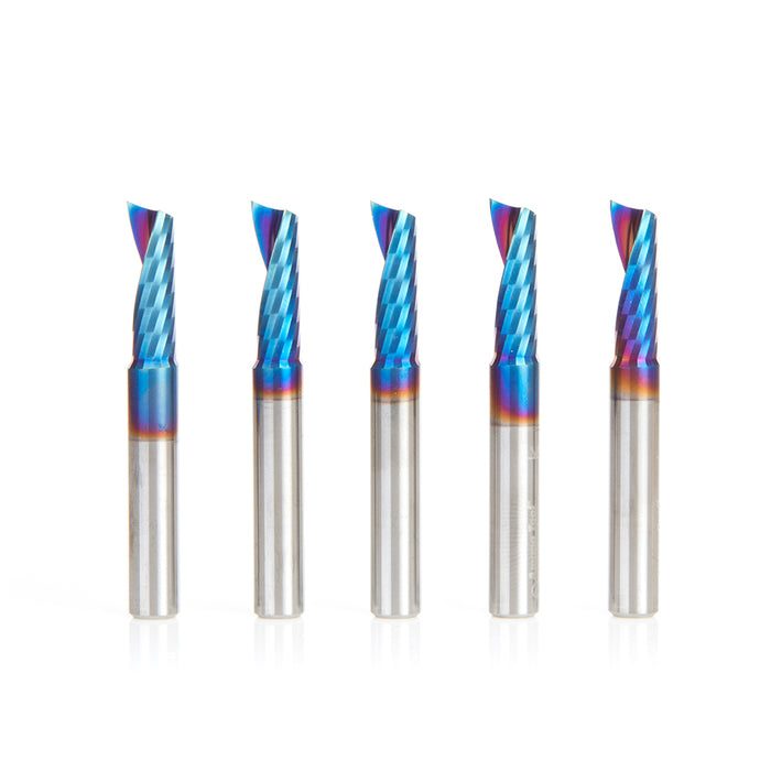 51404-K-5 5-Pack - 1/4 Dia x 3/4 x 1/4 Inch Shank Up-Cut