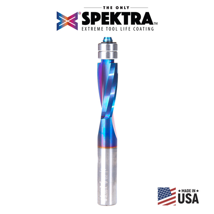 #option_46300-K - 1/2 Dia x 1-1/4 x 1/2 Inch Shank w Double Lower Ball Bearing Up-Cut