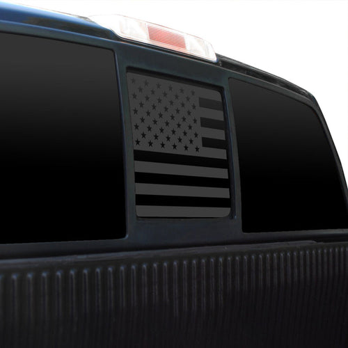 Precut Rear Middle Window American Flag Vinyl Decal Sticker Fits Ford F150 2004 - 2014 - Bogar Tech Designs
