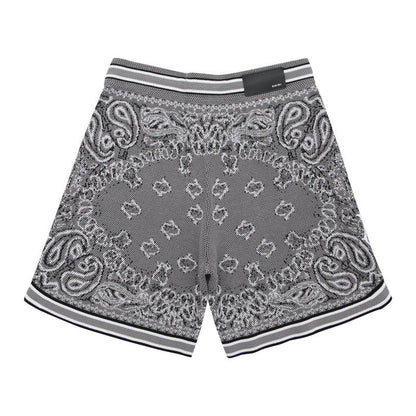 AMIRI Bandana Print B-Ball Drawstring Shorts