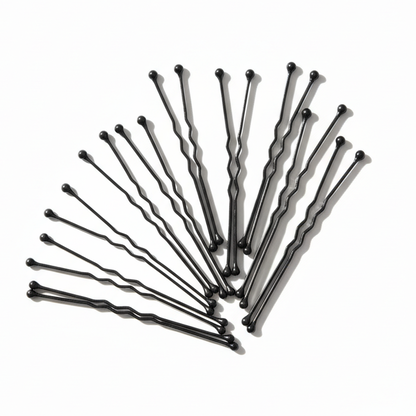 Annie Jumbo Bob Pin 3 Inch, 80 Count, Black