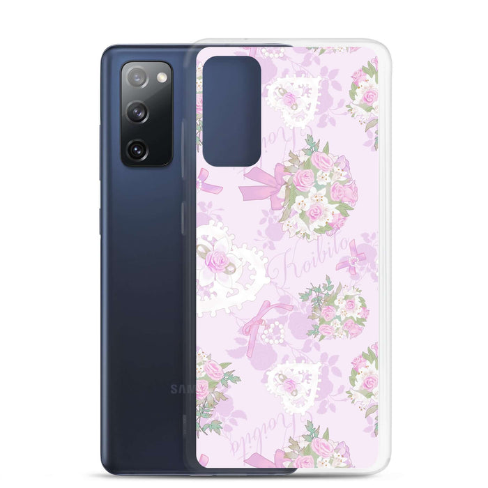 Stylishly protect your phone with the Anniversary Samsung® Clear Case, perfect for pastel outfits and everyday elegance.