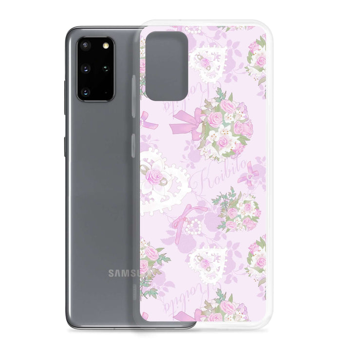 Stylish and protective, the Anniversary Samsung® Clear Case complements pastel outfits perfectly.