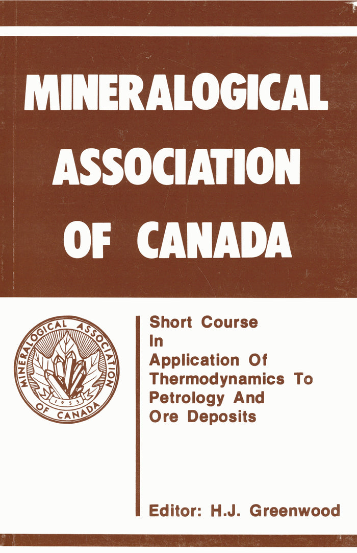 Application of Thermodynamics to Petrology and Ore Deposits - E-Book