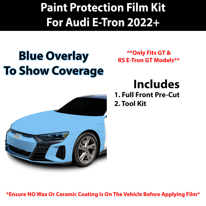 Fits Audi E - Tron 2022+ Precut Premium Paint Protection Film Clear Bra PPF Decal Film Kit - Bogar Tech Designs