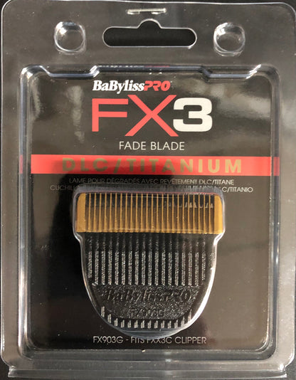 BaByliss Pro DLC/Titanium Blade Fits FXX3C Clipper # FX903G - Palms Fashion Inc.