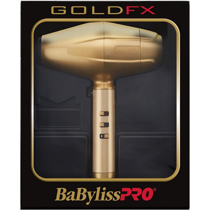 BaByliss Pro GOLDFX High Performance Turbo Dryer - Gold # FXBDG1 - Palms Fashion Inc.