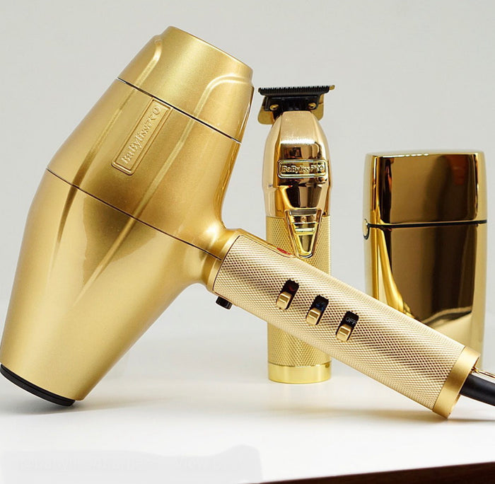 BaByliss Pro GOLDFX High Performance Turbo Dryer - Gold # FXBDG1 - Palms Fashion Inc.