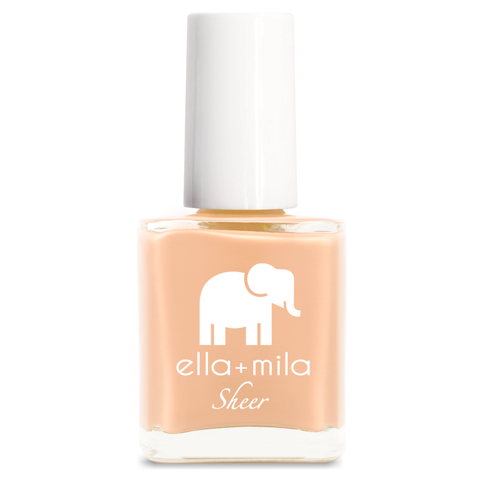 Bare nude tint sheer nail polish bottle – ella+mila Sheer