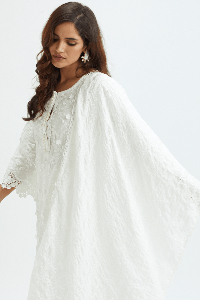 Baybreeze Supima Cotton White Kurta
