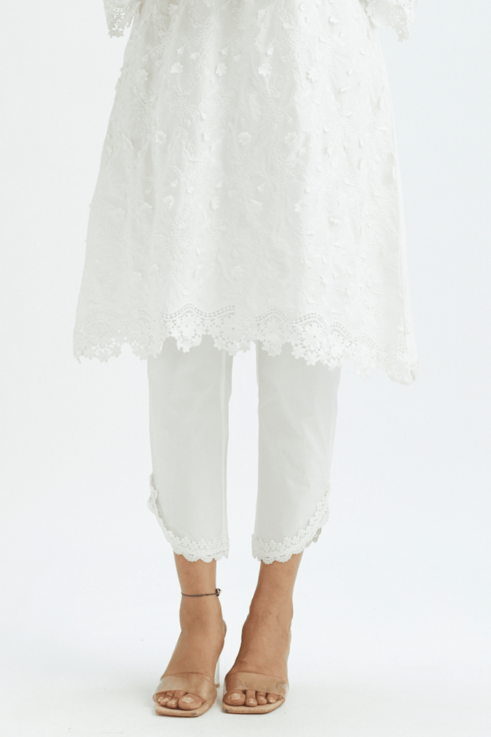 Baybreeze Supima Cotton White Kurta