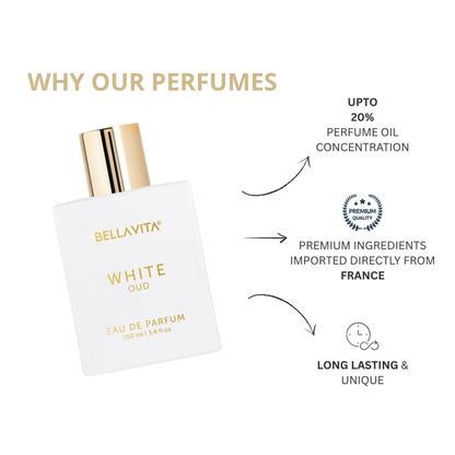 Bella Vita White OUD Eau De Perfume 100ml