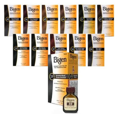 Bigen Permanent Powder Hair Color 0.21 oz - Dozen Pack - Palms Fashion Inc.