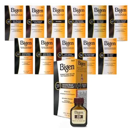Bigen Permanent Powder Hair Color 0.21 oz - Dozen Pack - Palms Fashion Inc.