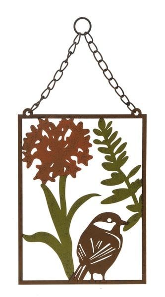 Birds Metal Garden Wall Decor