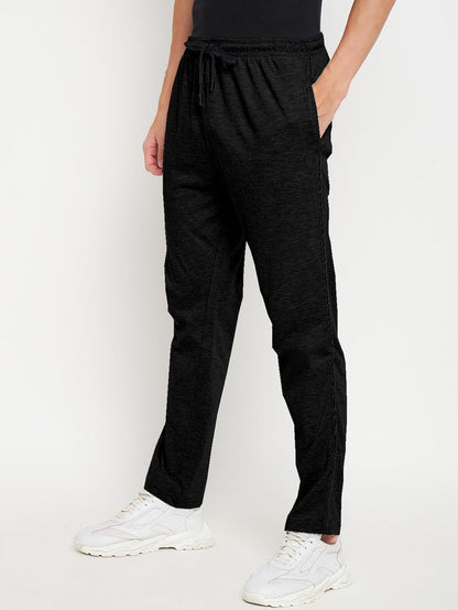 Black Relaxed Track Pants