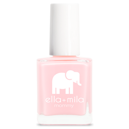 Blushing Dreams pastel bubblegum pink nail polish bottle – ella+mila