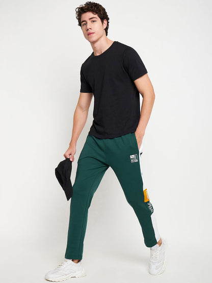 Bottle Green Racer Track Pants